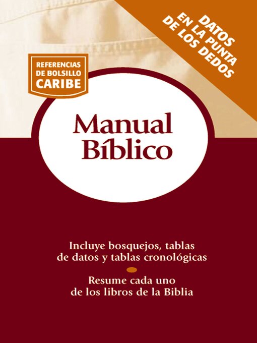 Title details for Manual bíblico by Grupo Nelson - Available